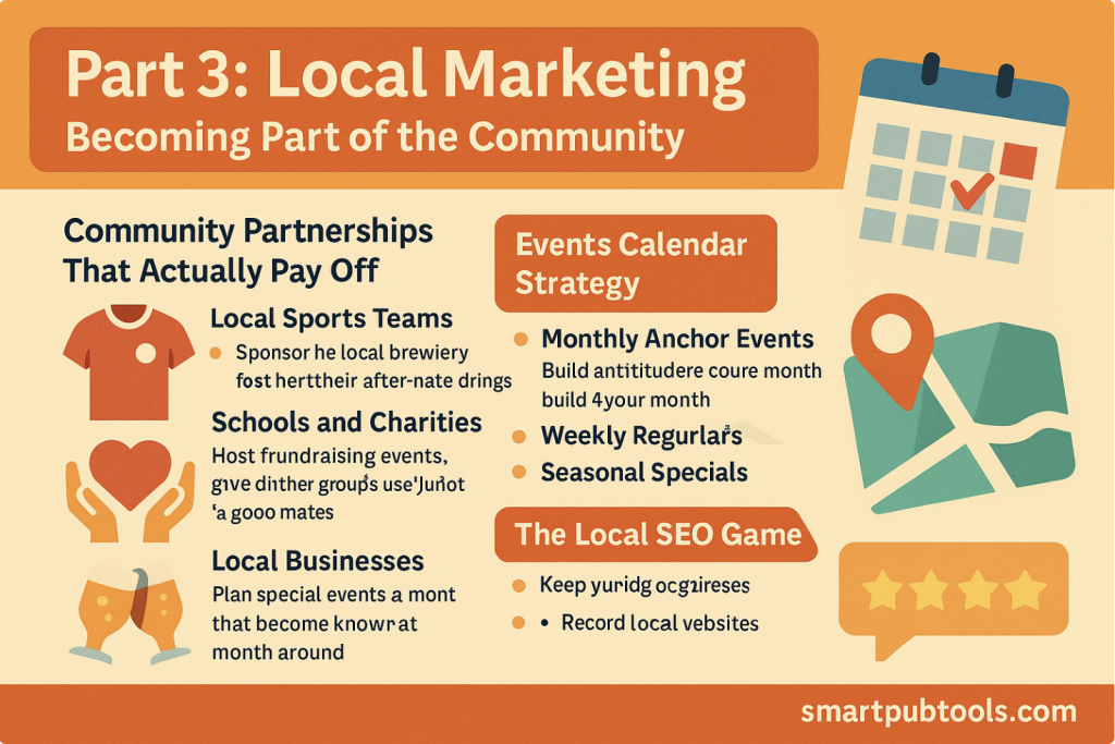 Community partnerships for pubs