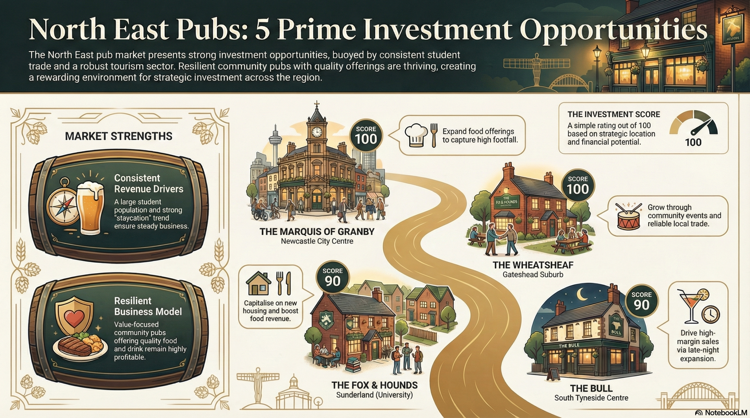 5 best pubs to start your business north east